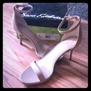Sam Edelman Nude patent Heels